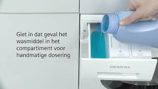 Hoe het intelligent doseersysteem i-DOS van een wasmachine gebruiken – Type M