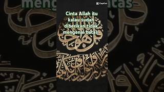 Cinta Allah itu kalau sudah diberikan tidak mengenal batas #Allah#cinta#pendosa#ustadzadihidayat