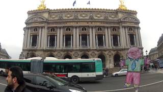 Flat Stanley at the Paris Opera