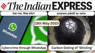 Art of Reading Newspaper | 13th May 2023 | The Indian Express | #upscnewsanalysis #upscprelims  #ias