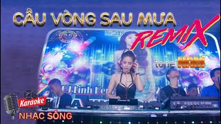 Cầu Vòng Sau Mưa Remix Karaoke | Tone Nam | Karaoke Nhạc Sống Sóc Trăng