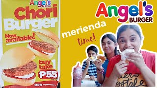 Sikat na CHORI BURGER! 🍔 Buy 1 Take 1 sa Angel's Burger | Food Hug: The Fam Vlog