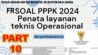 LATIHAN SOAL PENATA LAYANAN OPERASIONAL PPPK 2024 | & PEMBAHASANNYA | #pppkteknis #pppk #p3kteknis