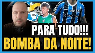 🔵⚫️⚪️ BOMBA DA NOITE |RENATO TIROU ELE?| FEZ A DESPEDIDA? ! DECISÃO DIFÍCIL ! NOTÍCIAS DO GRÊMIO