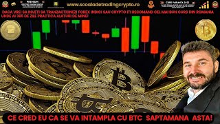 Ce cred eu ca se va întâmpla săptămâna asta cu Bitcoin !⬇️