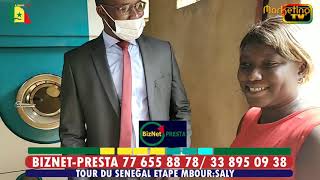 MARKETING TV MONDE REPORTAGE SUR BIZNET-PRESTA SALY AVEC ABDOU SECK BIZNET-PRESTA