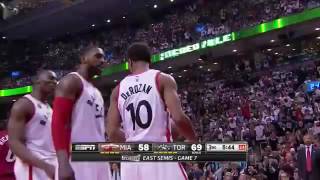 DeMar DeRozan 28 Pts | Miami Heat vs Toronto Raptors Game 7 | 2016 Playoffs