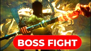 Monkey King vs Gaint Dear ( Captain Wise Voice) Boss Fight - Black Myth Wukong PS5 Gameplay (2024)