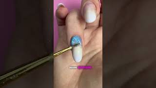 Маникюр самой себе #верхниеформы #nails #ногти