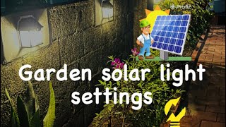 Garden solar light setting #light #garden #solar #amazing #feedshorts #flipkart #instagram #facebook