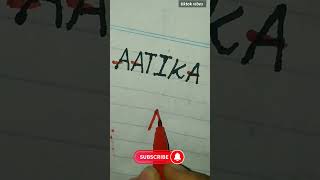 AAtika logo name #youtubeshorts logo