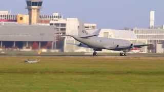 Royal Norwegian Air Force Lockheed P-3N Orion takeoff at Bremen 23.11.2014