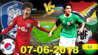 SOUTH KOREA VS BOLIVIA Lineup Preview Prediction 6/6/2018 Pre World Cup International 2018 [HD]