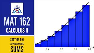 Approximating Sums (Section 5.6 Part 1)