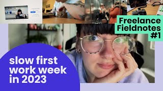 Slower Start in die erste Arbeitswoche 2023 🧋 Freelance Fieldnotes #1