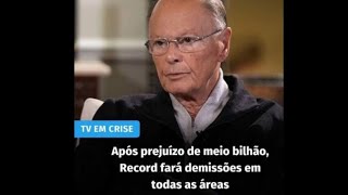 RECORD EM CRISE, PREJUIZO DE 500 MILHÕES!  #famosos #2023 #news