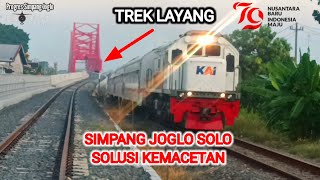 🔴 MANTAP Jalur Rel Layang Sudah Rapih Terpasang di Lintasan arah ke Jembatan Simpang Joglo