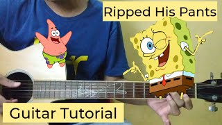 Ripped His Pants - Spongesbob Squarepants (Guitar Tutorial)