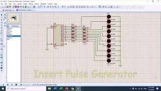 Proteus simulate IC 4017