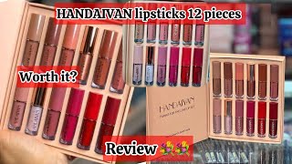 Handiyan lipsticks set review/@Glowupguide-h8h