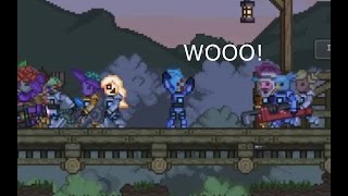 Starbound mod, unlimited crew followers, barons keep mission (fail)