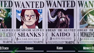 One Piece: The 10 Highest Bounties In The Series, Ranked