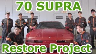 70スープラ　レストア プロジェクト発足