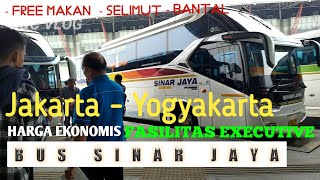 Bus Jakarta ke Yogjakarta, harga ekonomis fasilitas EXECUTIVE "Bus SINAR JAYA'