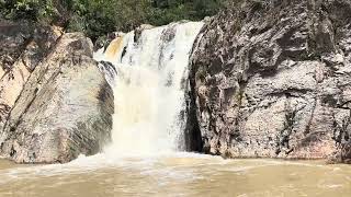 Jungles of the Cayo district, Belize by pontoon with waterfalls