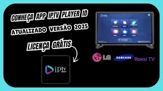 IPTV PLAYER IO I Novo Aplicativo para  Roku Tv e Roku Express Licença Grátis! O Melhor app para IPTV