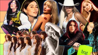 ranking the pop girl albums of 2024