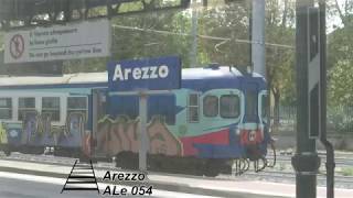 ALe 054 TFT in attesa alla stazione di Arezzo