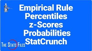 2.4.29 Use StatCrunch Empirical Rule probabilities between two points in a bell shaped distribution