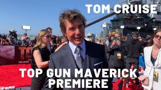 TOP GUN: MAVERICK PREMIERE | TOM CRUISE, JON HAMM, MILES TELLER INTERVIEW