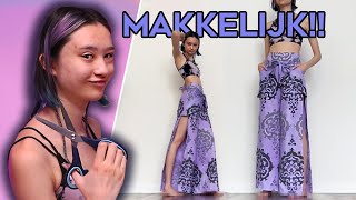 DEZE ZOMERBROEK kan jij MAKKELIJK ZELF MAKEN! | wikkelbroek/wrap pants met zakken!