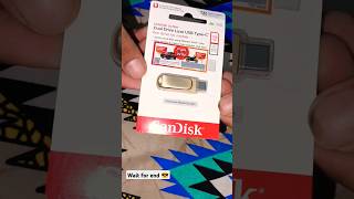 Sandisk pendrive 2in1 128gb open box #shorts #video #viralreels #youtube