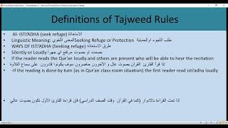 Definitions of Tajweed rules 4