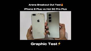 IPhone 8 Plus vs Infinix Hot 50 Pro Plus - Arena BreakOut Start and Graphics Test🔥