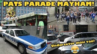 PATRIOTS SUPERBOWL PARADE MAYHAM! (Interceptor Vlog #3)