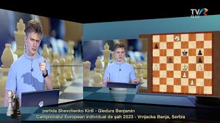 Provocare din em. 333 - "C.E. individual de sah 2023 - vicecampion european Kirill Shevchenko"