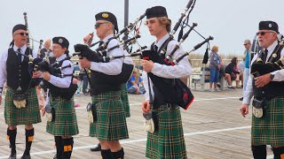 Scottish Pipes & Drums at the boardwalk