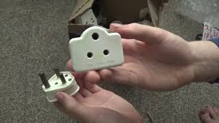 Ebay retro electrical old unsleeved plug tops unboxing