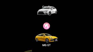 Toyota Corolla vs MG GT (versiones tope)... #toyota #corolla #mg #mggt #automoviles #mexico #autos