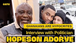 Ghanaian's Are Hypocrites, Hopeson Adorye Talks About Twene Jonas Saga