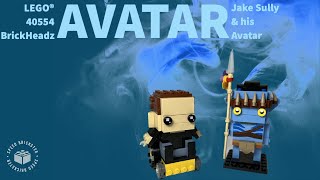 LEGO® 40554 AVATAR Jake Sully & his Avatar - BrickHeadz | Speed Build - Speed Brickster