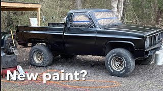 1983 K10 GETS NEW PAINT!! MAJOR UPGRADES COMING!! (UPDATE)