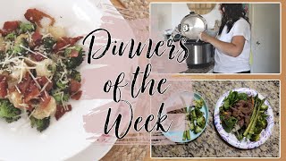 DINNERS OF THE WEEK || HEALTHY & EASY MEAL IDEAS!