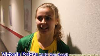 Victoria Pelova (ADO Den Haag) "We hadden meer kansen en waren beter als Ajax"