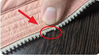 💥👍Tailor shares secret! How to fix a broken zipper.