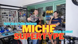 Ini HARTA KARUN Berharga... MICHE SUPERTYPE Carbon Crankset.